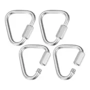 4-Pack Quick Chain Link Connector, 1/4" 316 Stainless Steel Repair Links