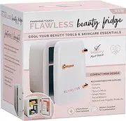 [FINISHING TOUCH FLAWLESS] Beauty Fridge - Mini Design - Preserves & Cools Your Beauty Products - 173cm Power Cord & Stickers Included - Ideal for Cooling Creams, Facial Rollers & Organic Products