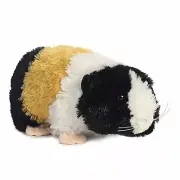 AURORA World Guinea Pig Mini Flopsies Plush Toy BlackWhiteOrangePink