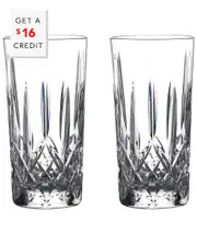 Waterford Lismore Gin Journeys Set of 2 Hiballs with $16 Credit