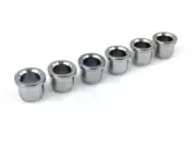 (6) Chrome Smooth Vintage Style String/Body Ferrules for Telecaster® AP-0189-010
