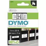 Dymo DYM53713 LabelManager Wireless PnP D1 Tape , 1" x 23 ft, Black on White