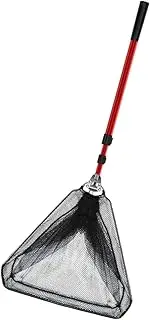 Oshhni Fishing Net with Handle Folding Aluminum Alloy Supplies Triangular Net Landing Net for Outdoor River Enthusiasts Kayaking