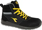 Diadora Utility Speedy Mid S3S, safety boots unisex , color: Black/Yellow , size: 42 EU