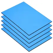 PMMA Acrylic Sheets Colored Transparent 12 x 8Inch Blue 5 Pcs
