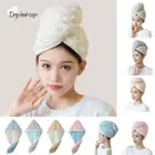 Thickened Towels Shower Cap Double Layer Water Absorbent Headband Women