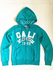 Lady Women's Top Zip Jacket Green Hoodie Jumper Causal Fleece Pullover Sweater