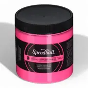 GlowTint 8oz: Vibrant Fluorescent Hot Pink Acrylic Screen Printing Ink