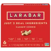 Larabar Cashew Cookie Bar 6 Pack 10.2 oz (Pack of 8)