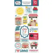 Echo Park ~ A SLICE OF SUMMER ~ Chipboard Phrases