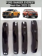 Ford Ranger Next-Gen "GLOSS BLACK" Door Handle Cover RT WT XLT SPORT EVEREST