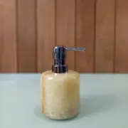 Luxury Onyx Fossil Stone 150ml Liquid Soap Dispenser Bottle Pump