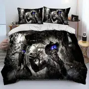 v2070 Bed Sheets COD Game, Call of Duty ,Gamer Comforter Bedding Set,Duvet Cover Bed Set Quilt Cover Pillowcase,king Queen Size Bedding Set Kids 3-Pie