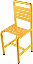Shower Chair Bath Stool Bathtub Stool Shower Stool Transfer Bench with Back Non Slip Tub Security for Seniorbariatric (Color : Yellow)