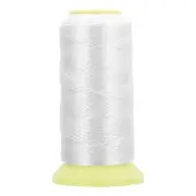 Bonded Thread, 1 mm 190 Yards Polyester Sewing Cord for Tassels, White