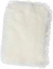 BESPORTBLE Blanket Fluffy Bed Couch Car Cover Soft Pets Dogs Throw Quilt Dog Bed Cover Small Dogs Bed Mat Plush Pet Bed Donut Dog Bed Soft Dogs Mat Pet Bed Cover White Artificial