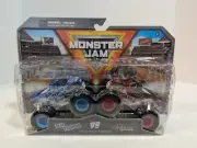 Monster Jam Series 24 Blue Thunder Vs Northern Nightmare Scale 1:64 - New