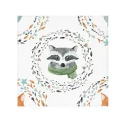 Whimsical Raccoon Face Towel - Cozy & Playful Bathroom Decor