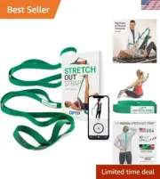 Versatile OPTP Stretch Strap - 10 Loops for Effective Stretching, Yoga & Pilates