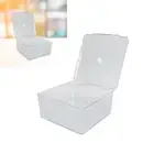 Large Capacity Dustproof Cosmetic Storage Case with Transparent Lid