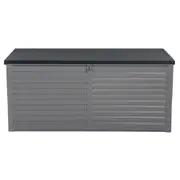 Outdoor Storage Box Bench Seat Indoor Garden Tool Sheds Chest 490L 146.5x61x65cm