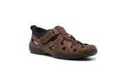Men's HUSH PUPPIES SENTRY Extra Wide Sandals Shoes Slip On Adjustable Comfort