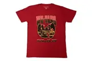 Wu-Tang Clan Unisex Adult Brick Wall T-Shirt (Red) - UTRO5853
