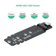 Choetech PC-HDE02 M.2 to USB SSD Reader (Enclosure) Supports M-Key (PCI-E NVMe)