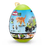 310pc ZURU Max Build Dino Escape Egg Capsule Bricks Kids Building Play Toy 6y+