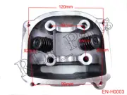 Engine Cylinder Head Assembly w/ Valve GY6 150cc 157QMJ Scooter ATV Go Kart