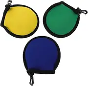 Didiseaon 3pcs Portable Golf Ball Holder with Hook: Keep Your Clean and Ready - Ball Storage Pockets for Outdoor Sports