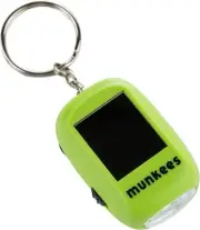 AceCamp Mini Solar/Dynamo Flashlight Green