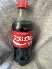 Share A Coke with Nicholas 2025 Personalized Gift Coca Cola Bottle 20oz