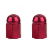 Trik Topz Valve Caps Hex Dome Red SV Intended For Use With Schrader Valves
