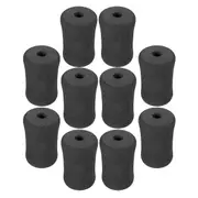Foam Foot Pads Rollers Soft Buffer Tube Cover Machine Tube Leg Gym Replacement Parts for Home Exercise Equipment Black