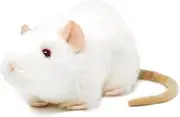 TigerHart Wylie The White Rat - 7 Inch Stuffed Animal Plush