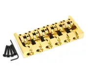 Hipshot Gold/Brass 6-string A Series Bass Bridge .669" String Spacing 5A600G