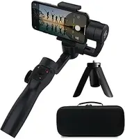 LAPOOH Capture 2s Smartphone 3-Axis Gimbal Stabilizer Handheld Phone Stabilizer Anti-Shake Replacement for 15/14/13/ Android Smartphones Vlog Video Recording Live Streaming with Mini