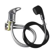 Salon Shampoo Faucet Stainless Steel Zinc Alloy Backwash Unit Shower Sprayer black no tube head 80cmwith black tube multi