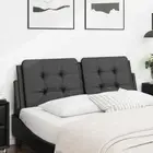 vidaXL Headboard Cushion Black 137 cm Double Faux Leather BMG