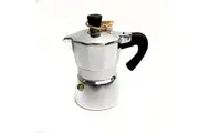 Coffee Culture Aluminium 1-Cup Espresso Stovetop Coffee Maker Brew Pot Silver