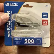 MINI STAPLER +500 Staples w/ Remover Paper Fastener Clip Filing Standard (149)