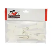 Set of 4 White Pinball Machine Non Wedge Drop Targets