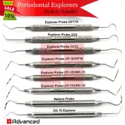 Dental Periodontal Color Coded Probes Endodontic Hollow Handle Explorer Calculus