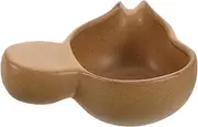 BESTYASH Traditional Ceramic Matcha Bowl with Spout Japanese Tea Brewing Cup Portable Tea Dispensing Holder for Home Travel Versatile Design for Loose Leaf Beverages