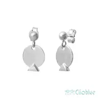 在飛比找momo購物網優惠-【CLIO BLUE】錢幣小魚耳環(法國巴黎品牌/925純銀