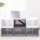 3Pcs Breathable Shoe Storage Box Large Combination Shoe Cabinet for Home