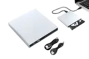 External CD RW Writer Player Protable USB 2.0 Drive for Laptop Notebook PC Desktop Computer-Silver