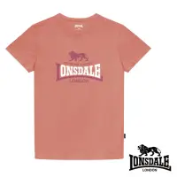 在飛比找momo購物網優惠-【LONSDALE 英國小獅】經典LOGO短袖T恤(粉橘LT