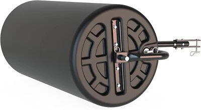 Tow Behind Poly Lawn Roller 400 lbs weight with water, Poly Drum and Steel Frame